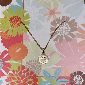 Happy face necklace